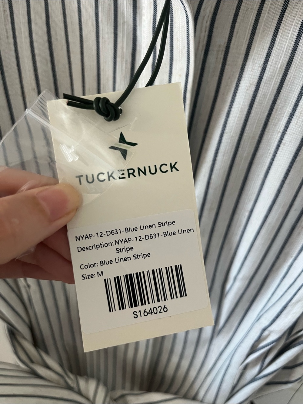 NWT Linen Stripe Callie Dress - Picture 5 of 5